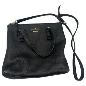 Kate Spade Jackson Street Hayley Leather Satchel Convertible Hand Crossbody Bag